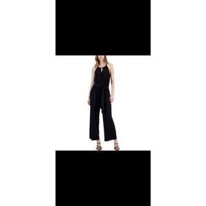 JPR Studio Women's Tie Waist Halter Jumpsuit Black Size Small B24.6